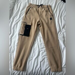 XIOS Tan Fleece Joggers